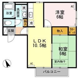 ガーデンスクエア　B棟の物件間取画像